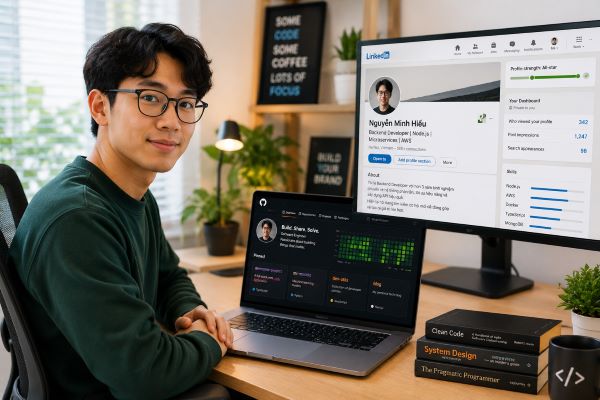 Hướng dẫn xây dựng thương hiệu cá nhân cho lập trình viên trên nền tảng LinkedIn và GitHub