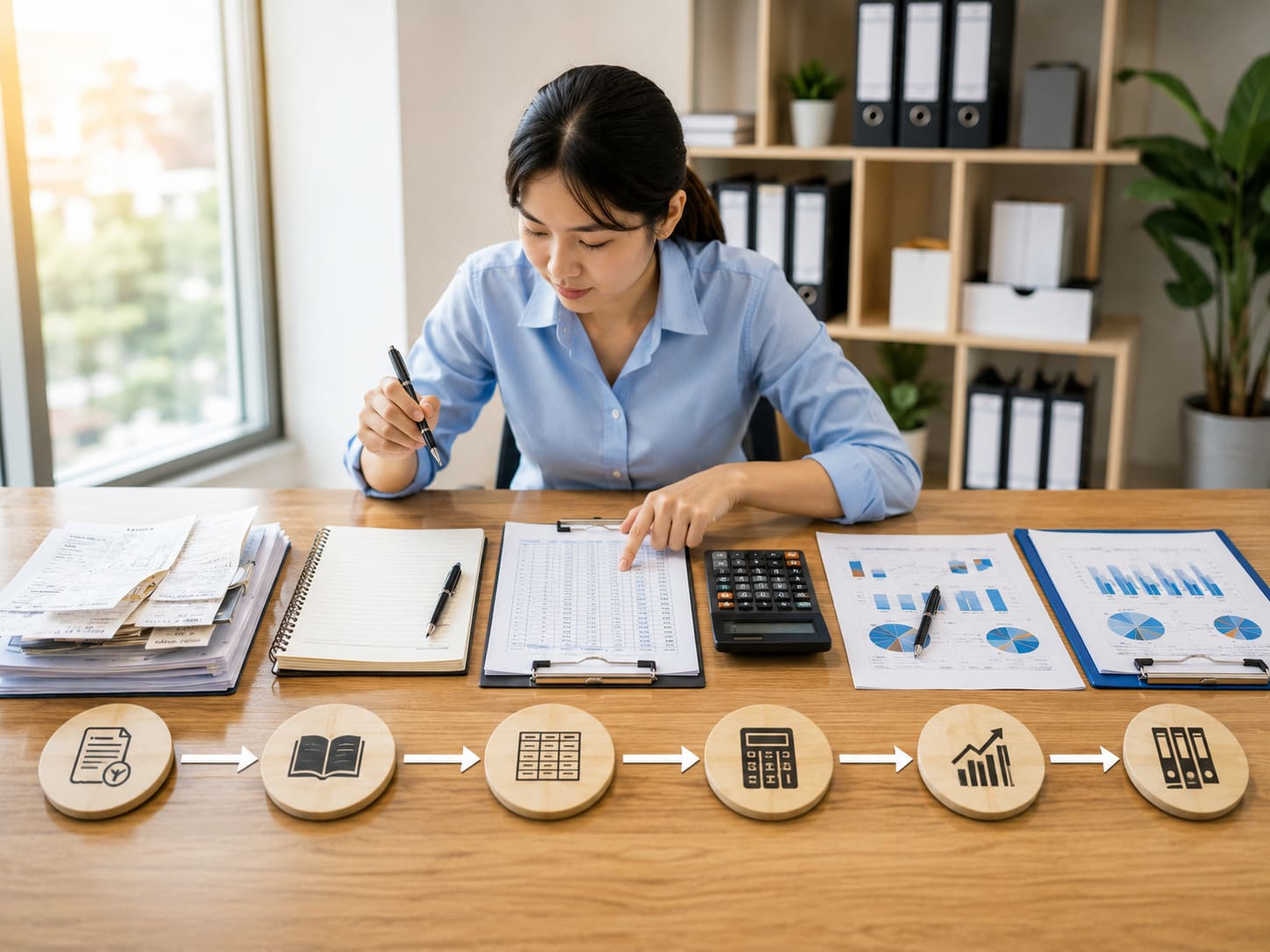Chu kỳ kế toán là gì? Gồm những bước cơ bản nào? Phân tích chi tiết