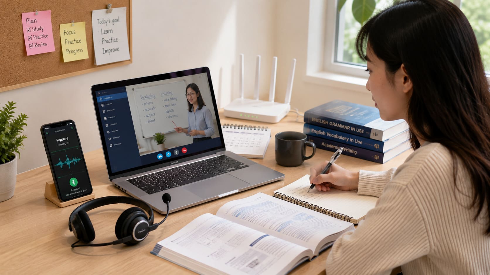 Thiết bị học đại học từ xa ngành Ngôn ngữ Anh: Công cụ nào giúp học hiệu quả hơn?
